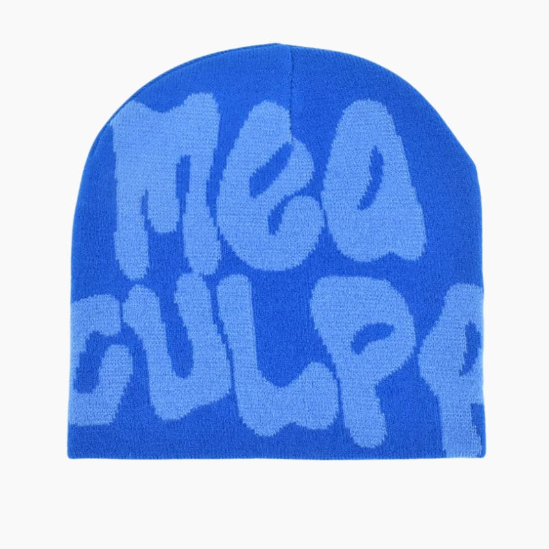 Mea Culpa Beanie 'Azure & Sky Blue Edition', blue mea culpa beanie