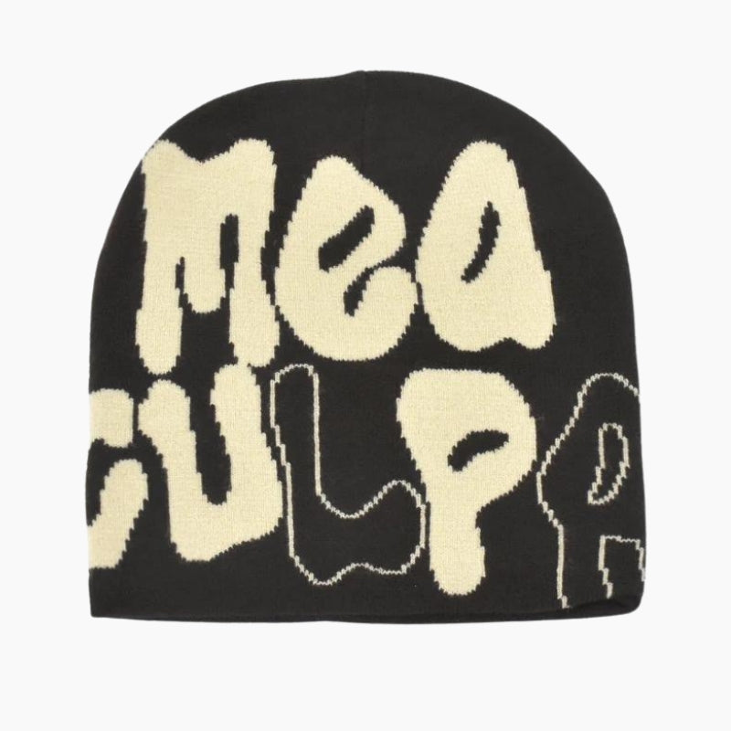 Mea Culpa Beanie 'Black & Cream Edition'